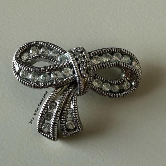 Bow Pendant Sterling Silver - Picture 8 of 10